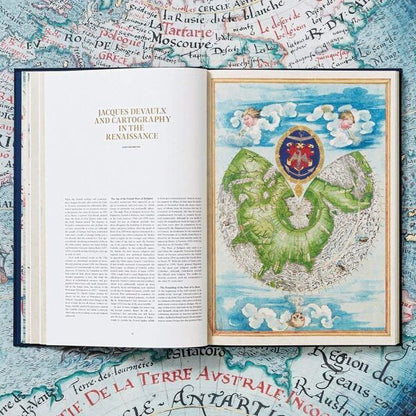 【新本】ジャック・ド・ヴォーの航海作品「Jacques Devaux. Nautical Works」1583年彩色写本復刻