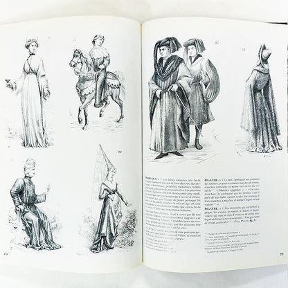 中世の衣服の詳細「Le Costume Médiéval」ヴィオレ・ル・デュク編著