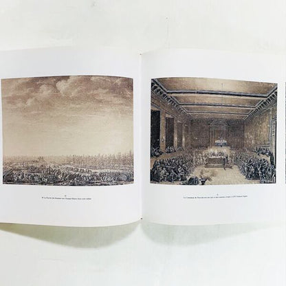 フランス革命の歴史的場面の銅版画「Prieur, Les Tableaux Historiques de la Revolution」