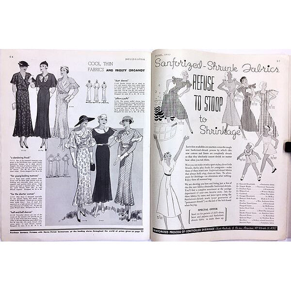 米女性誌・デリネーター / Delineator  1933 / june