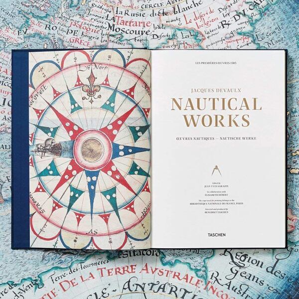 【新本】ジャック・ド・ヴォーの航海作品「Jacques Devaux. Nautical Works」1583年彩色写本復刻