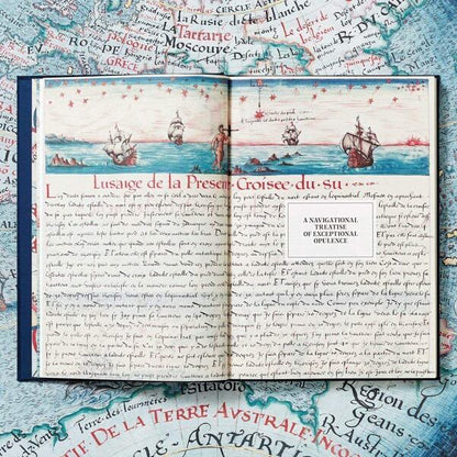 【新本】ジャック・ド・ヴォーの航海作品「Jacques Devaux. Nautical Works」1583年彩色写本復刻