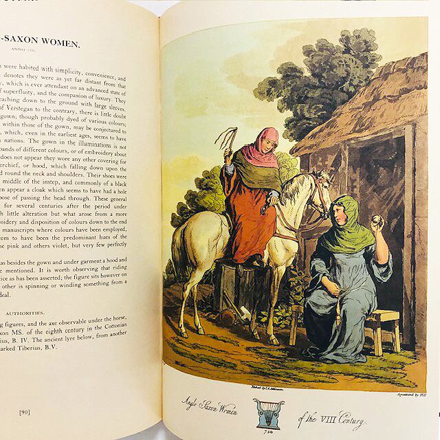 イギリスとアイルランドの古き時代の衣装「Ancient Costumes of Great Britain and Ireland」