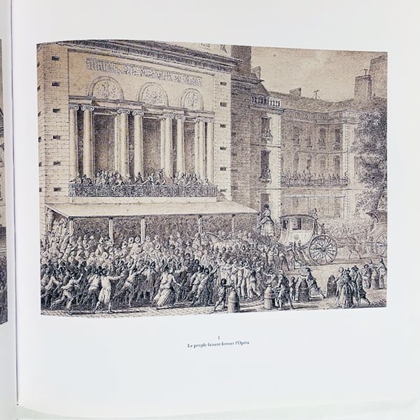 フランス革命の歴史的場面の銅版画「Prieur, Les Tableaux Historiques de la Revolution」