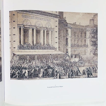 フランス革命の歴史的場面の銅版画「Prieur, Les Tableaux Historiques de la Revolution」