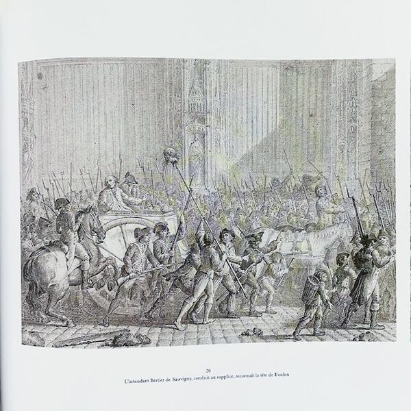 フランス革命の歴史的場面の銅版画「Prieur, Les Tableaux Historiques de la Revolution」