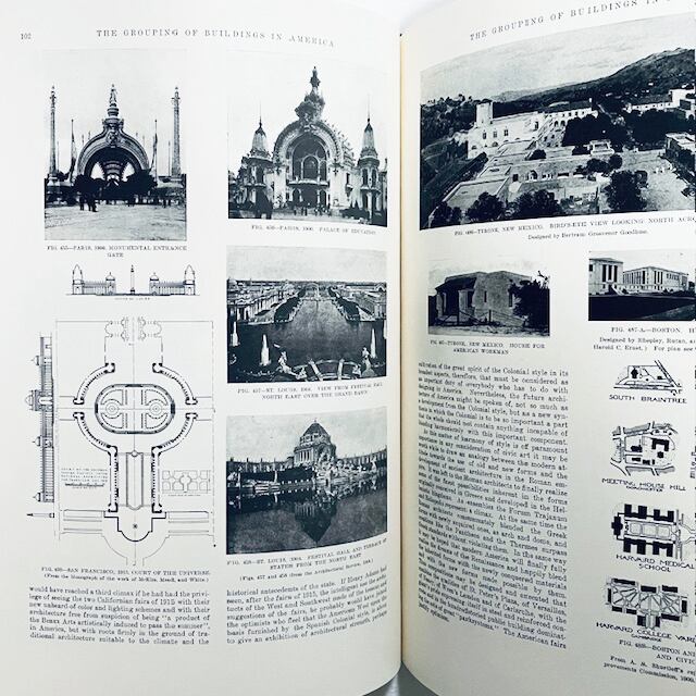 建築名著／ｱﾒﾘｶﾝ･ｳｨﾄﾙｳｨｳｽ「The American Vitruvius: An Architects' Handbook of Civic Art」 Hegemann & Peets