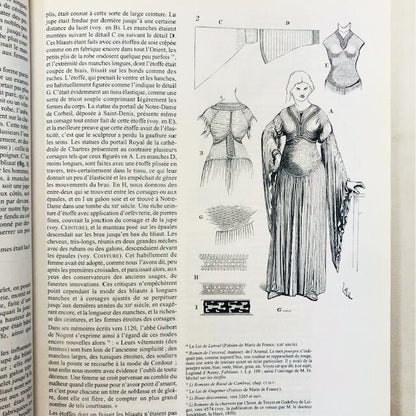 中世の衣服の詳細「Le Costume Médiéval」ヴィオレ・ル・デュク編著