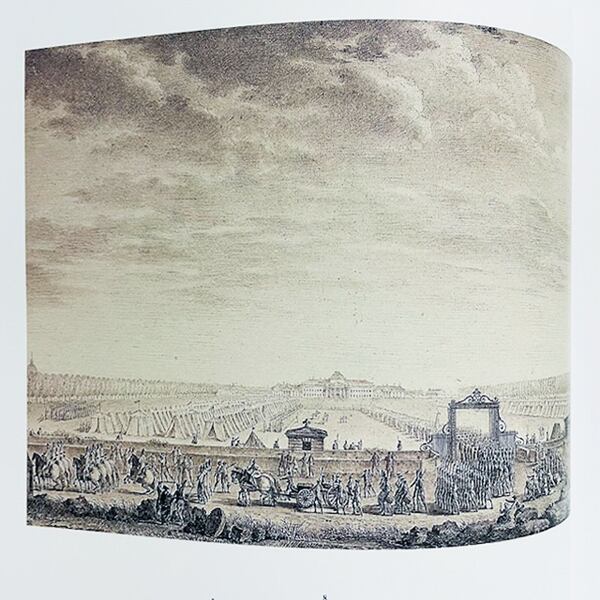 フランス革命の歴史的場面の銅版画「Prieur, Les Tableaux Historiques de la Revolution」