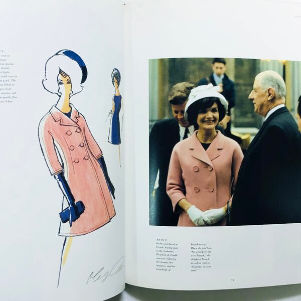 カッシーニのジャッキー・ルック「A Thousand Days of Magic: Dressing Jacqueline Kennedy..」