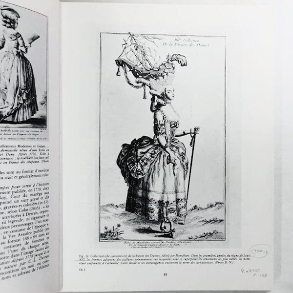 女性モードのエングレーヴィングの歴史「La Gravure de Mode Feminine en France」