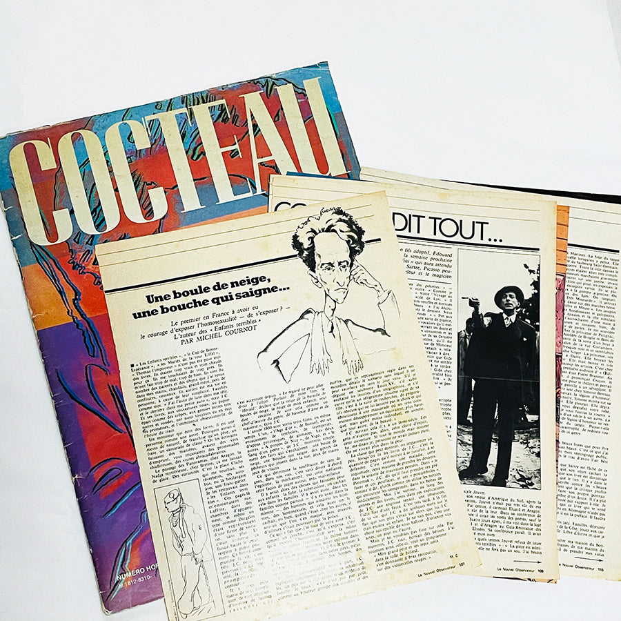 Jean Cocteau 特集号『Libération』 / リベラシオン ジャン・コクトー特集 / 表紙：アンディ・ウォーホル 1983年