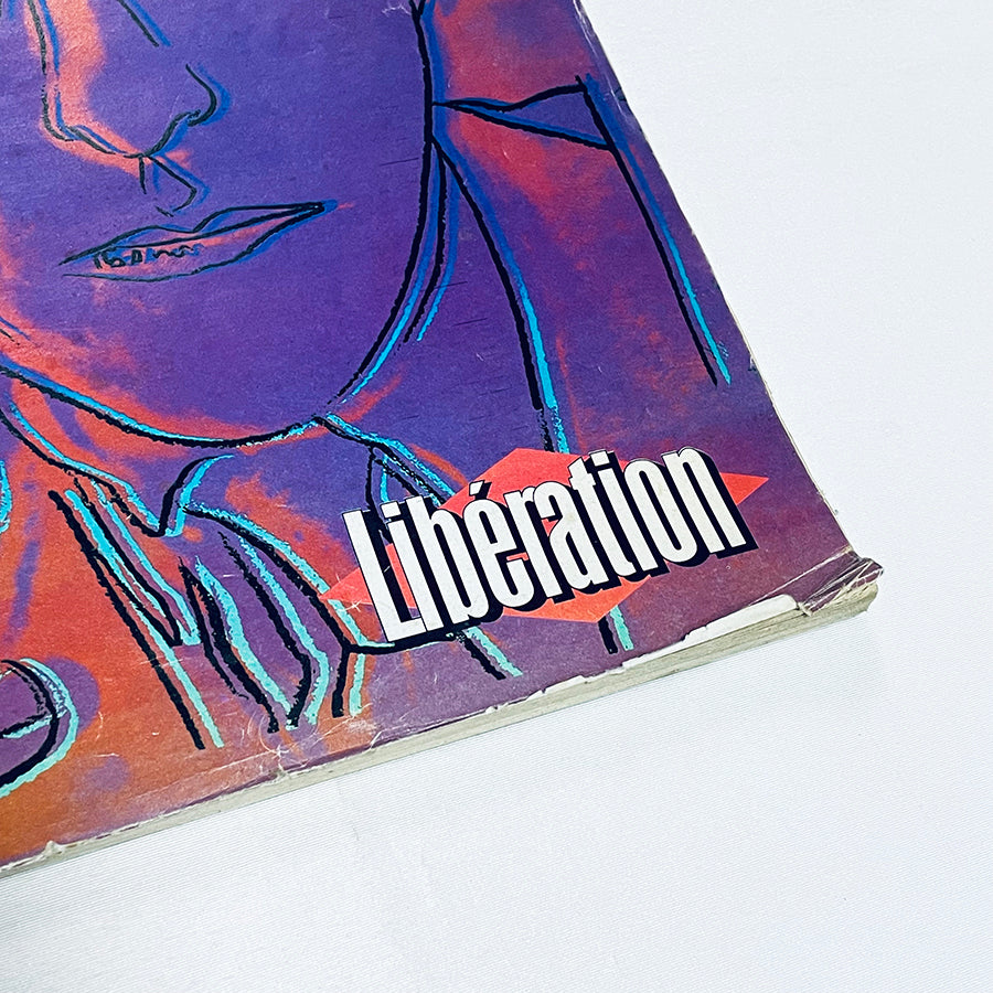 Jean Cocteau 特集号『Libération』 / リベラシオン ジャン・コクトー特集 / 表紙：アンディ・ウォーホル 1983年