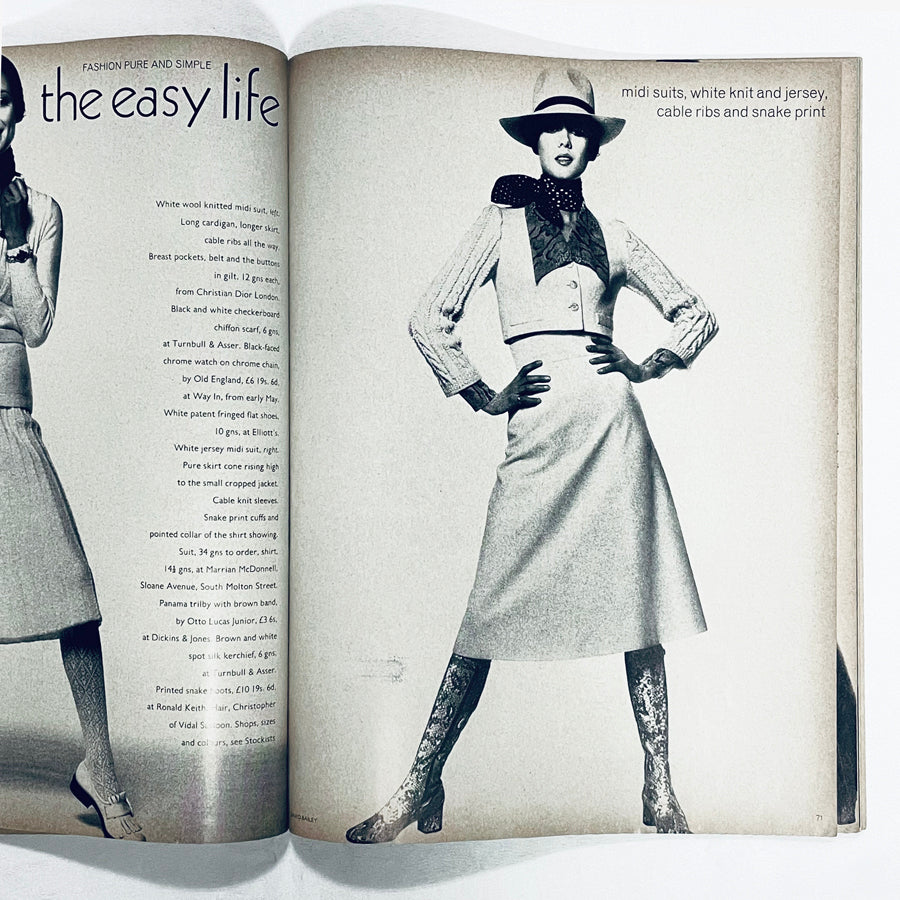【英国版】VOGUE　1970年4月15日号