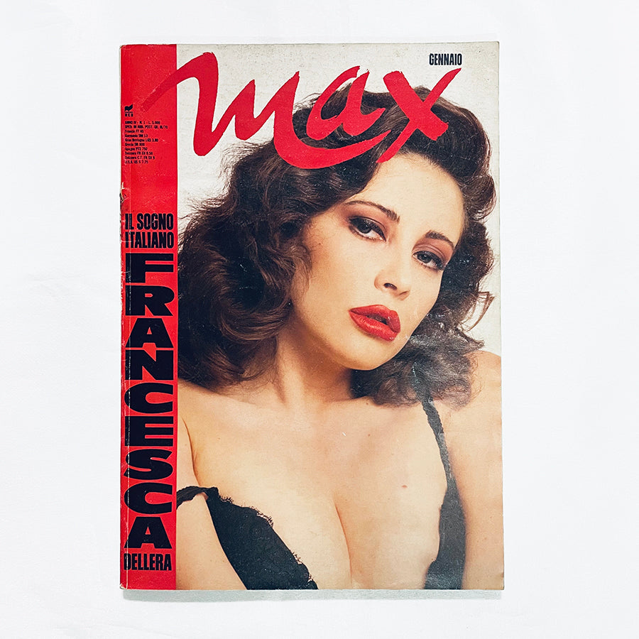 max 1988年1月号 / イタリア雑誌 / イマン / ブライアン・フェリー / シガニー・ウィーバー