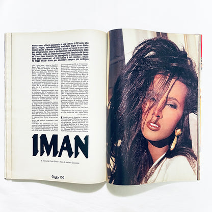 max 1988年1月号 / イタリア雑誌 / イマン / ブライアン・フェリー / シガニー・ウィーバー