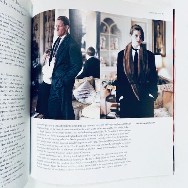 ラルフ・ローレンの人と作品「Ralph Lauren: The Man, The Vision, The Style」Colin McDowell