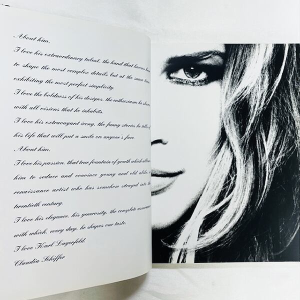 Claudia Schiffer by Karl Lagerfeld / クラウディア・シッファー：撮影カール・ラガーフェルト