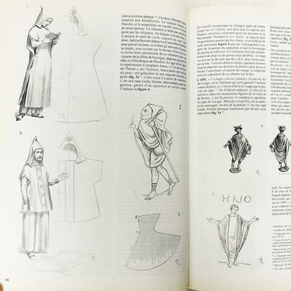 中世の衣服の詳細「Le Costume Médiéval」ヴィオレ・ル・デュク編著
