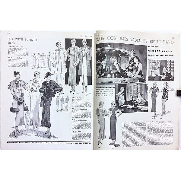 米女性誌・デリネーター / Delineator  1933 / june