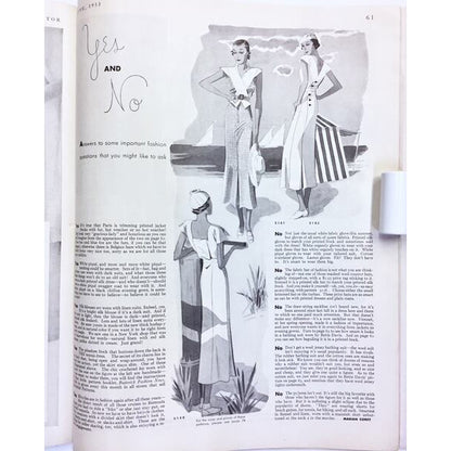 米女性誌・デリネーター / Delineator  1933 / june