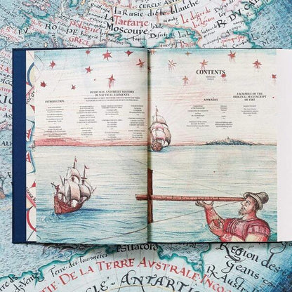 【新本】ジャック・ド・ヴォーの航海作品「Jacques Devaux. Nautical Works」1583年彩色写本復刻