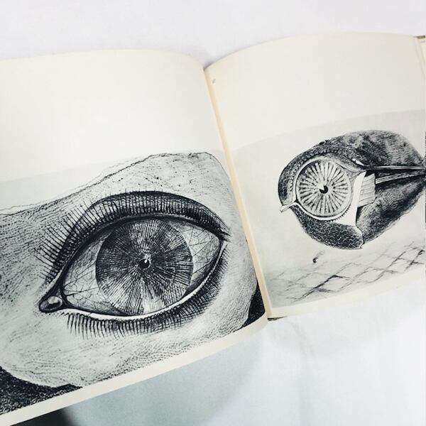 マックス・エルンストのフロッタージュ作品「Max Ernst」1968年刊