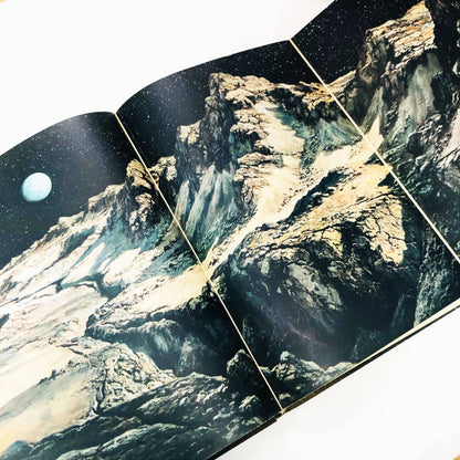 The Moon and the Planets」illustrated by Ludek Pesek / ルディエク・ペシェク画集「月と惑星」1965年刊