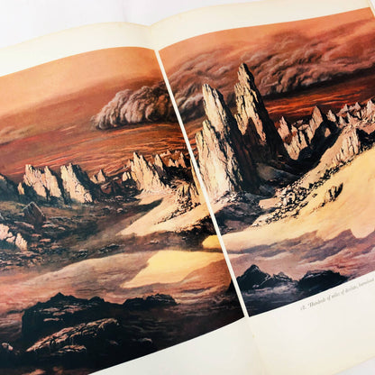The Moon and the Planets」illustrated by Ludek Pesek / ルディエク・ペシェク画集「月と惑星」1965年刊